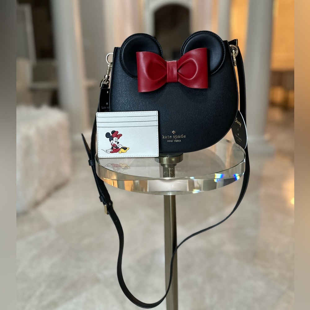 🌟SOLD🌟 NWT Disney x Kate Spade New York Minnie Bag & Cardholder Set - Picture 5 of 13